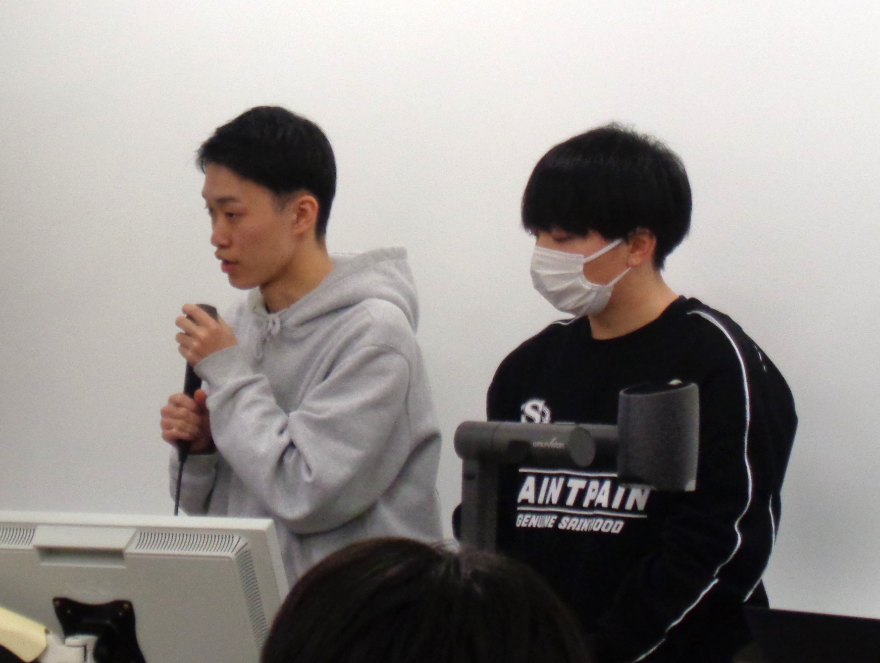 学生の発表の様子
