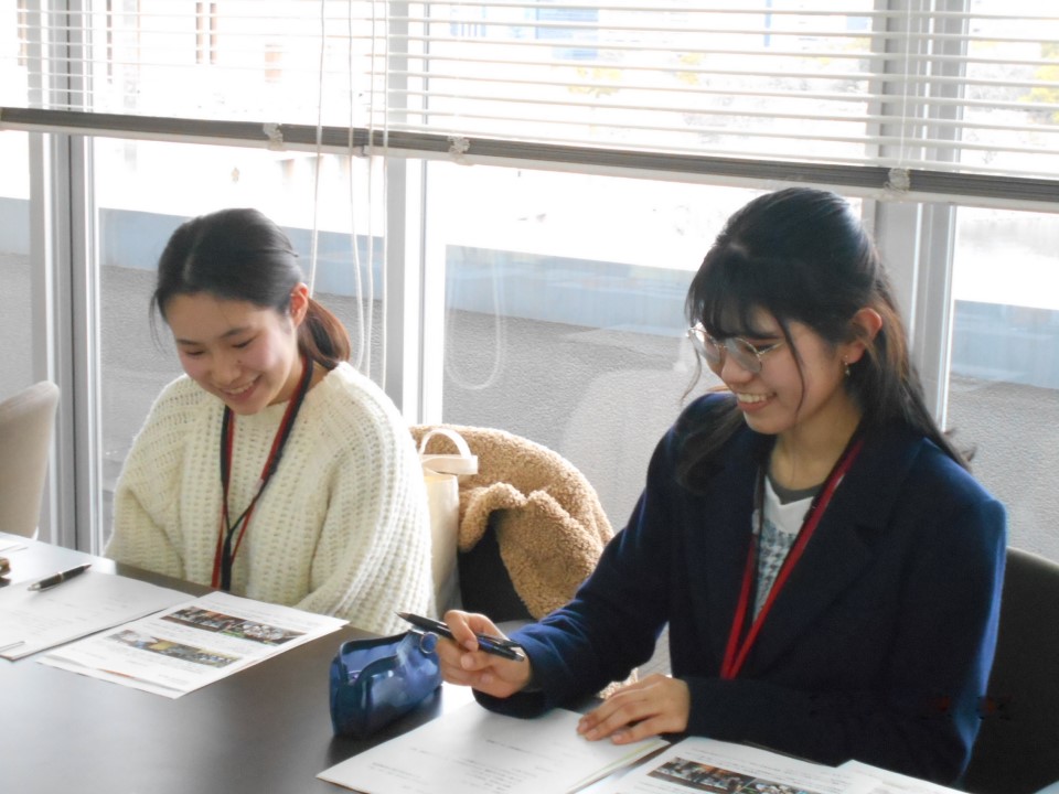 学生交流会の様子