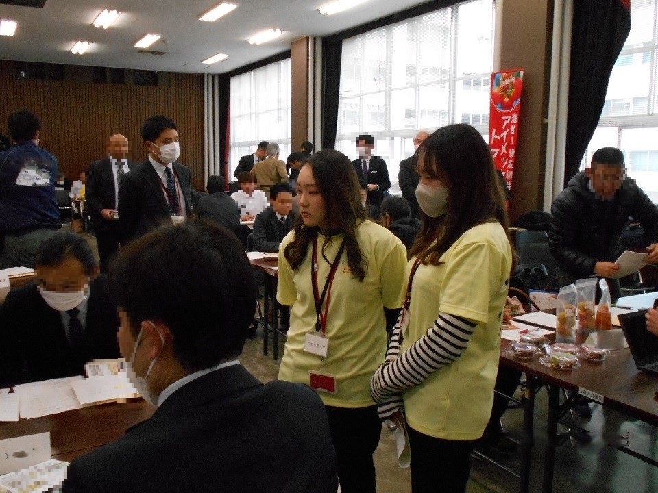 商談会見学の様子