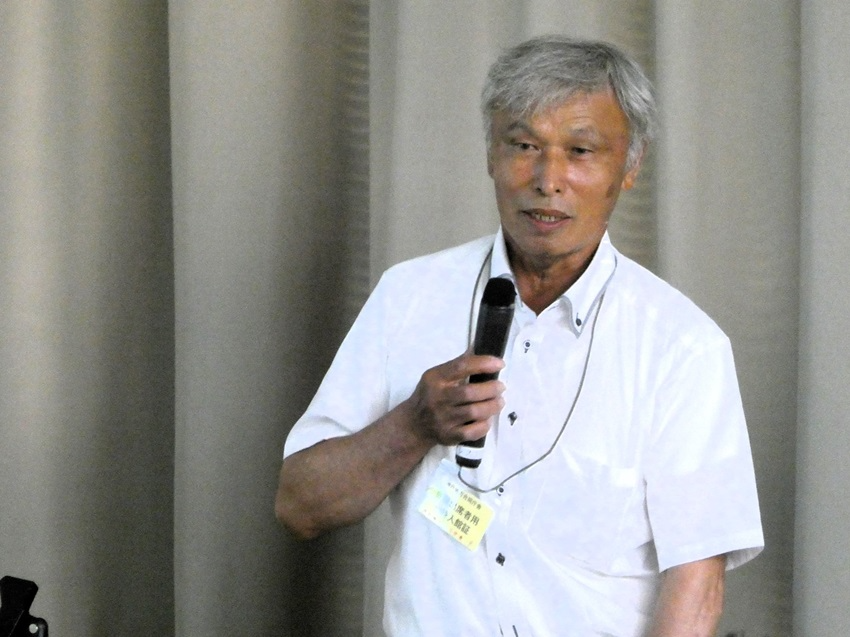 取組事例発表をする西野氏