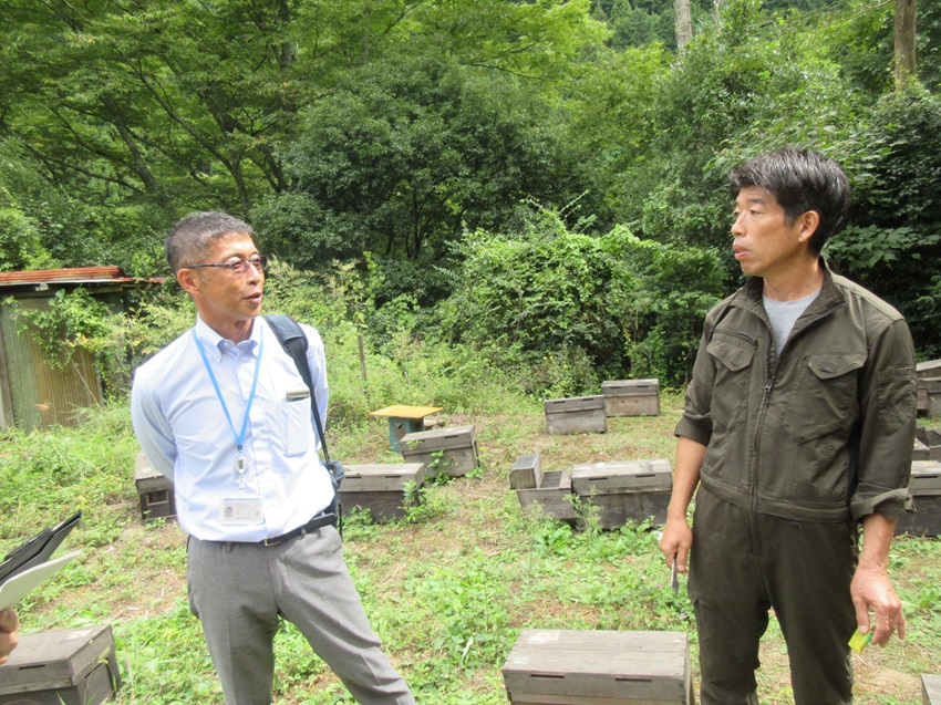 有江地方参事官と東さん