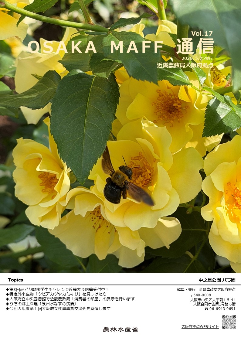 広報誌(OSAKAMAFF通信5月号)表紙