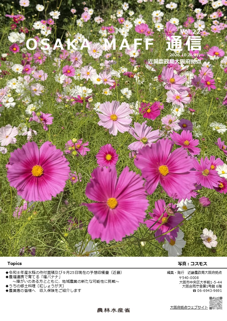 OSAKA MAFF通信10月号表紙