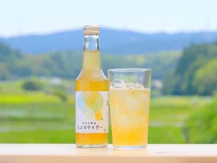 瓶入りのとよのサイダー