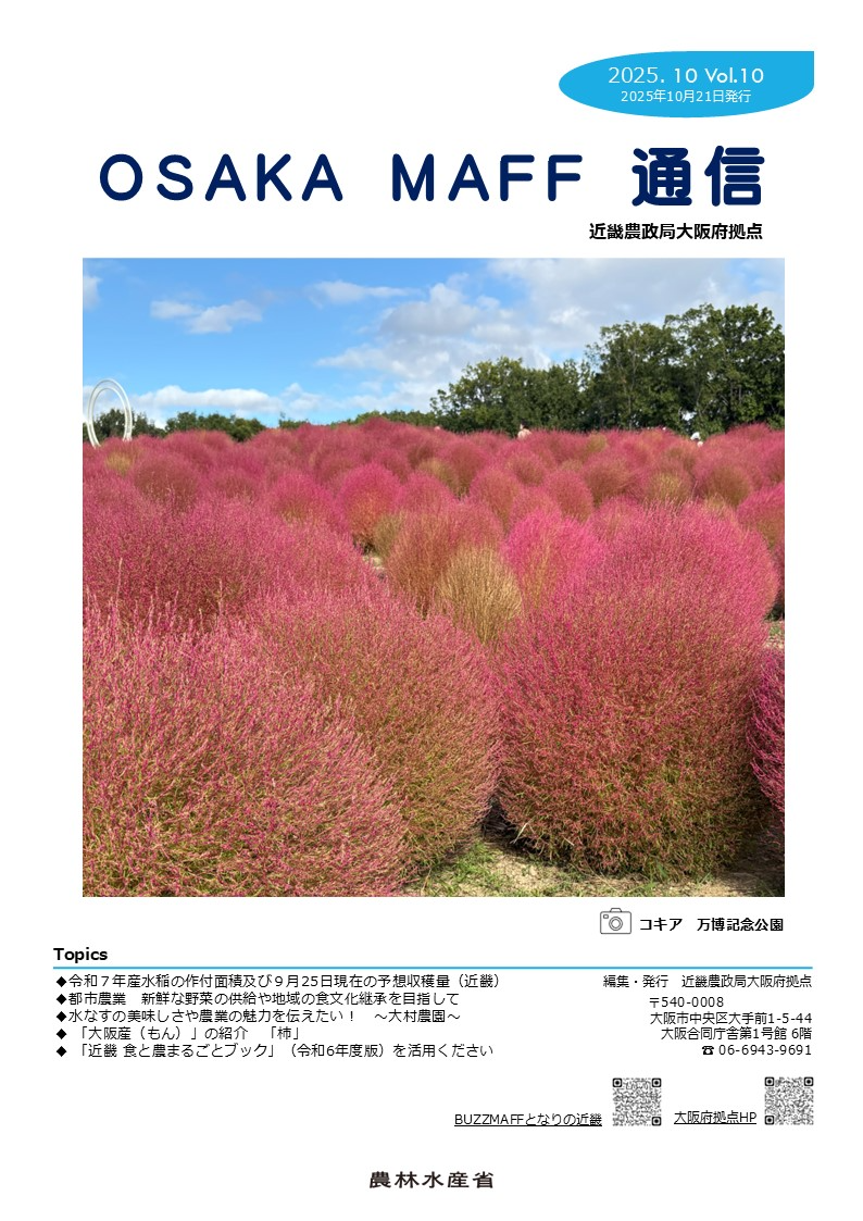 広報誌（OSAKAMAFF通信10月号）