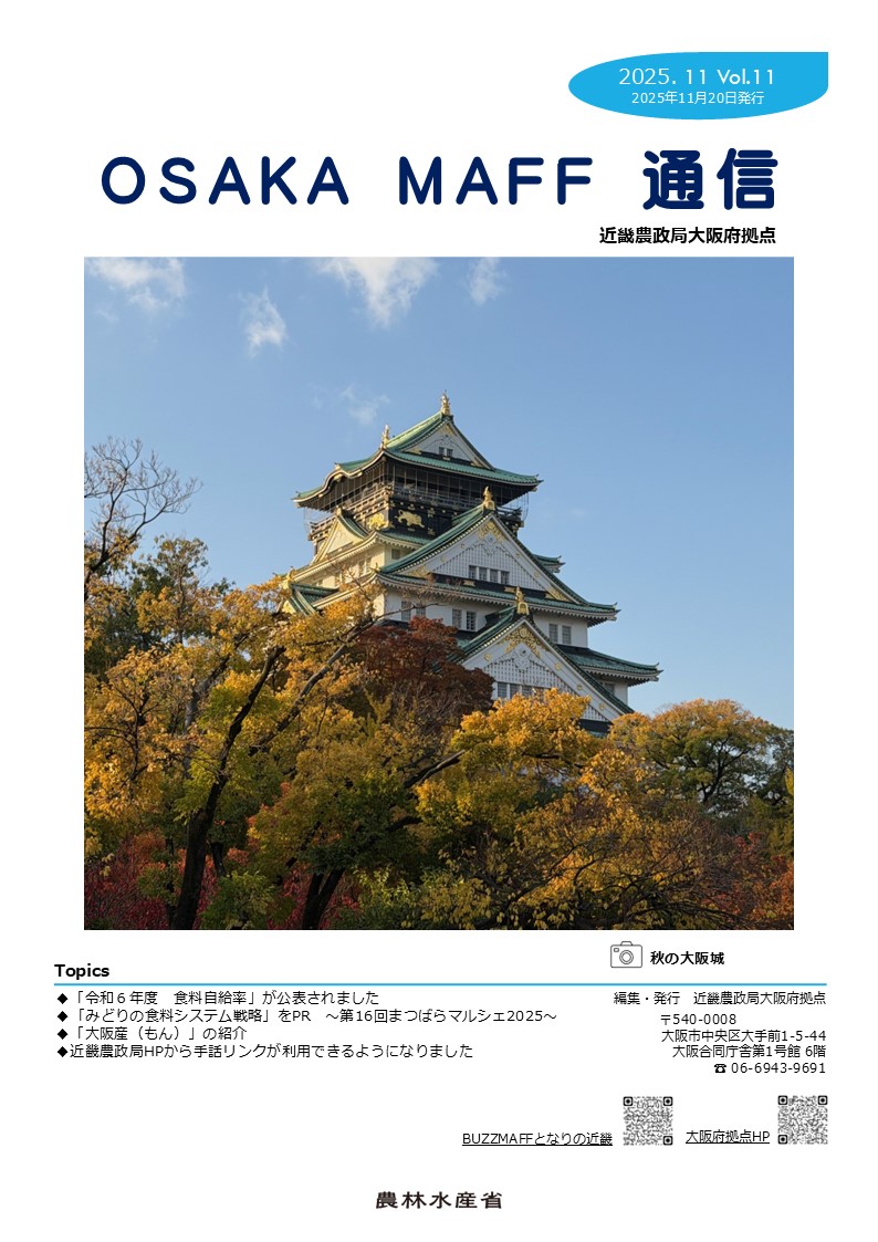 広報誌（OSAKAMAFF通信11月号）