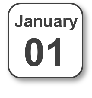 1月