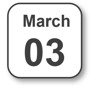 3月