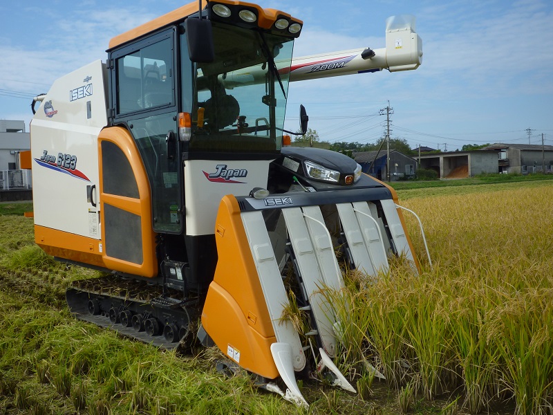 最新式の収量コンバイン