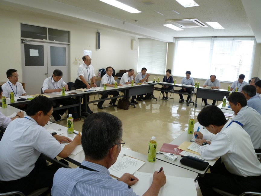 連絡会議の様子