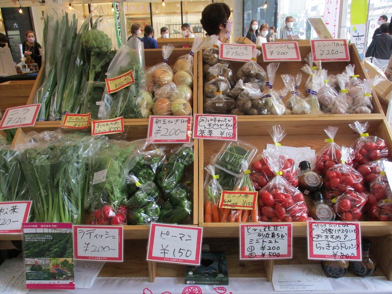 かごしま農業女子プロジェクト出店風景(その3)