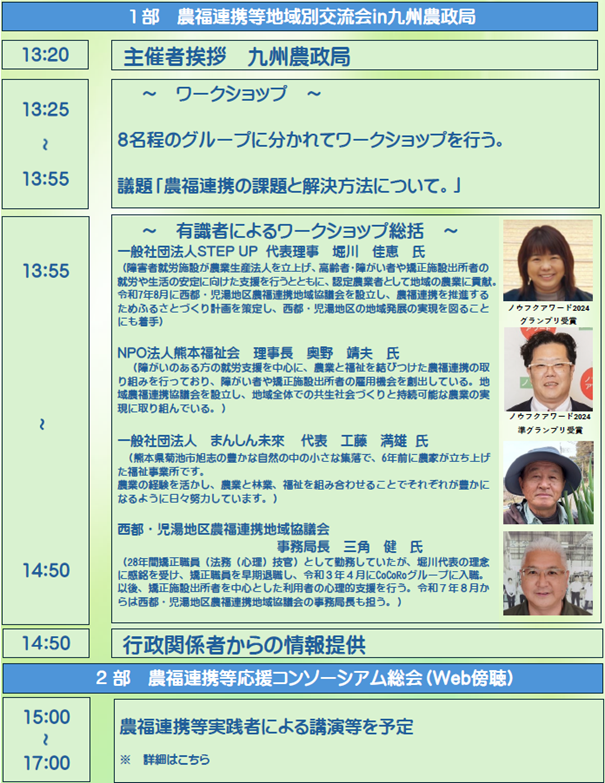 当日のスケジュール
