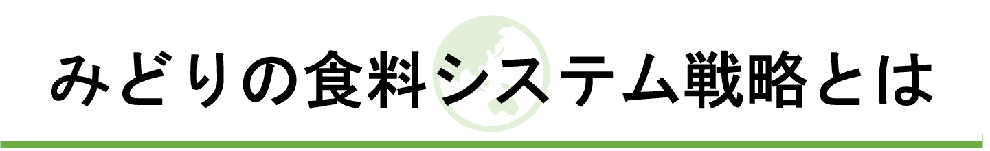 みどりの食料システム戦略