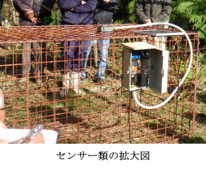 センサー類の拡大図