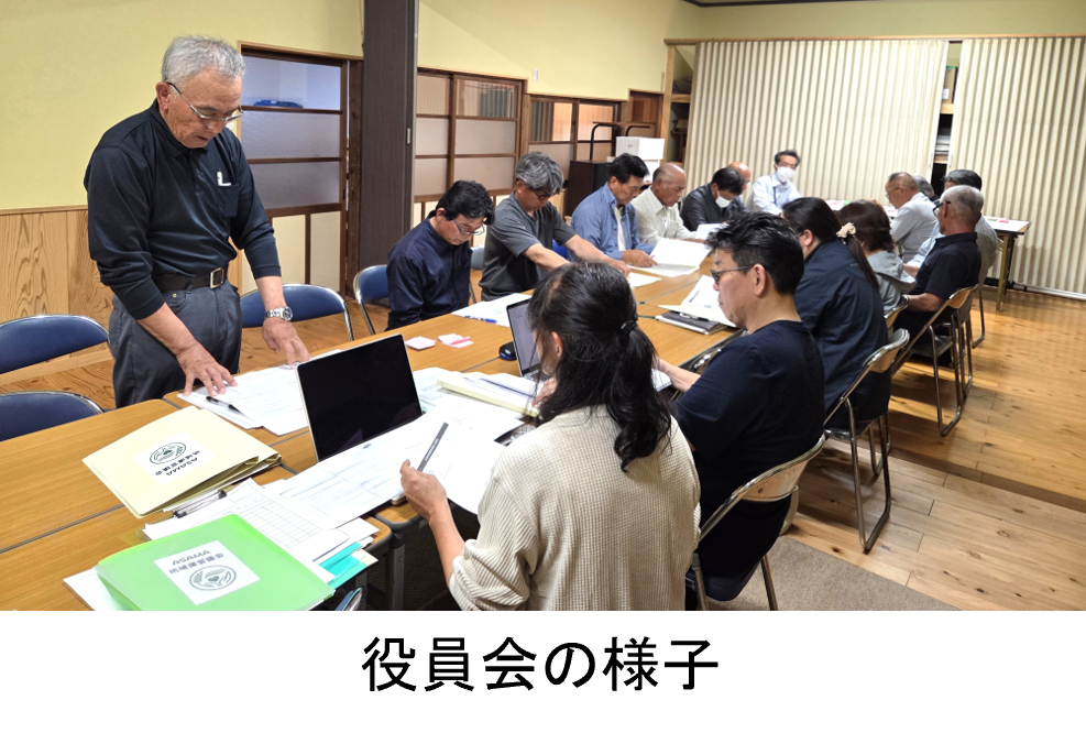 役員会の様子