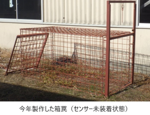 今年度製作した箱罠