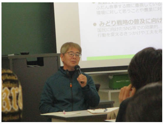 意見交換する(株)KabosuCompanyと