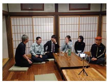 YouTubeの撮影風景