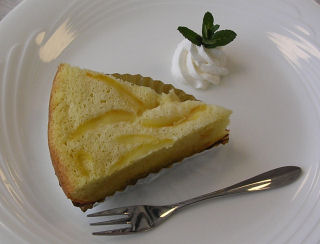 米粉でできたカボスケーキ