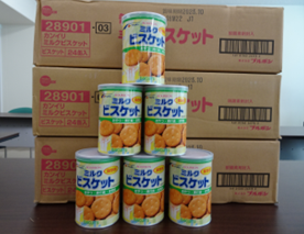 ミルクビスケット７２缶