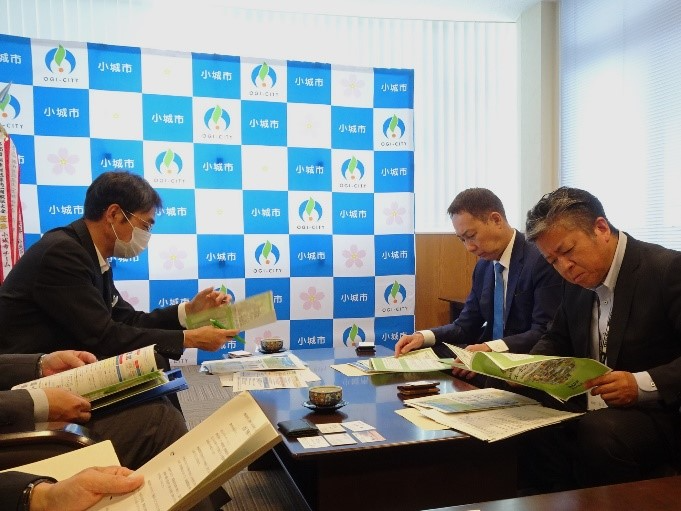 市長との意見交換の模様１