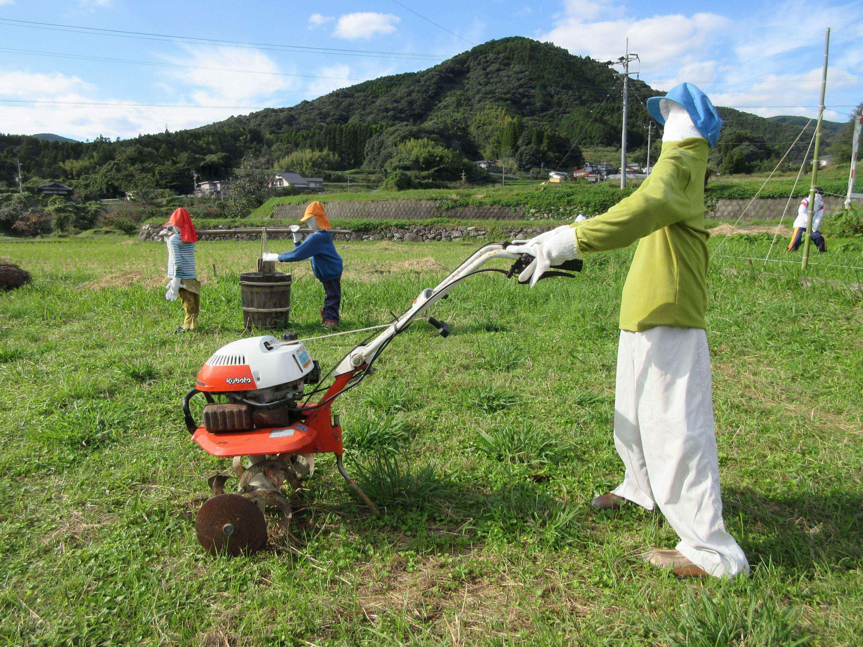 農作業の模様４