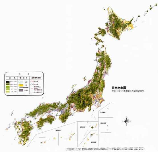 日本水土図