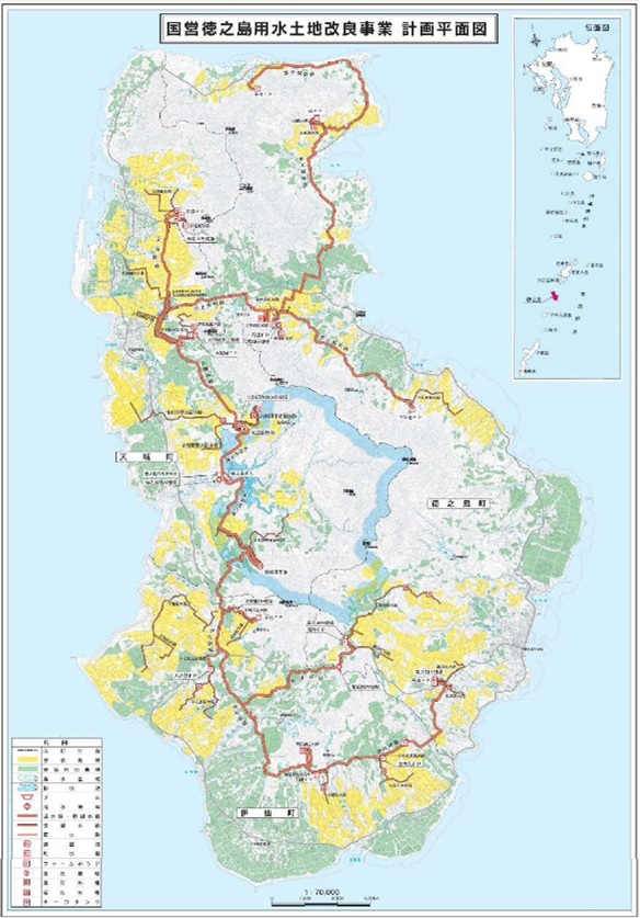 徳之島平面図