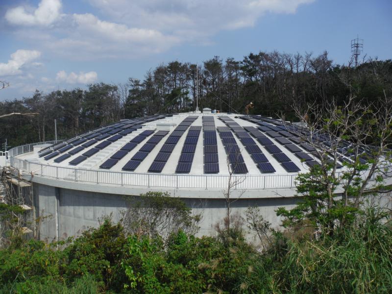 太陽光発電施設の建設（タイトル）