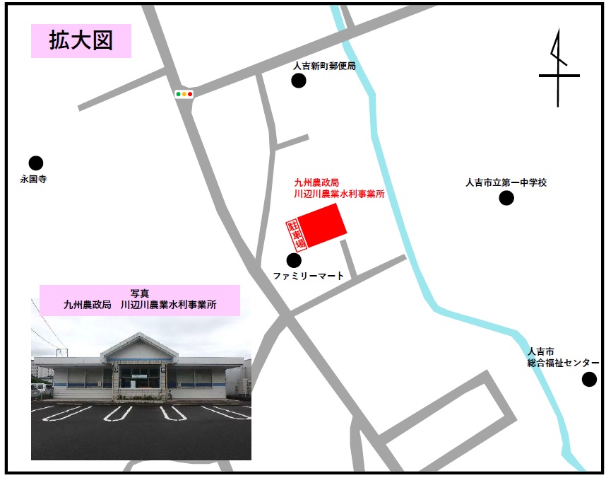 事業所の案内図
