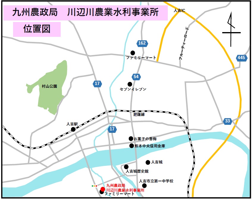 事業所の案内図