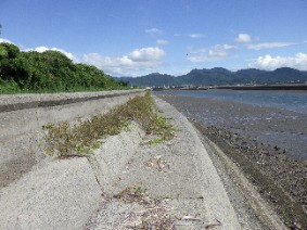(旧)海岸堤防(海側)