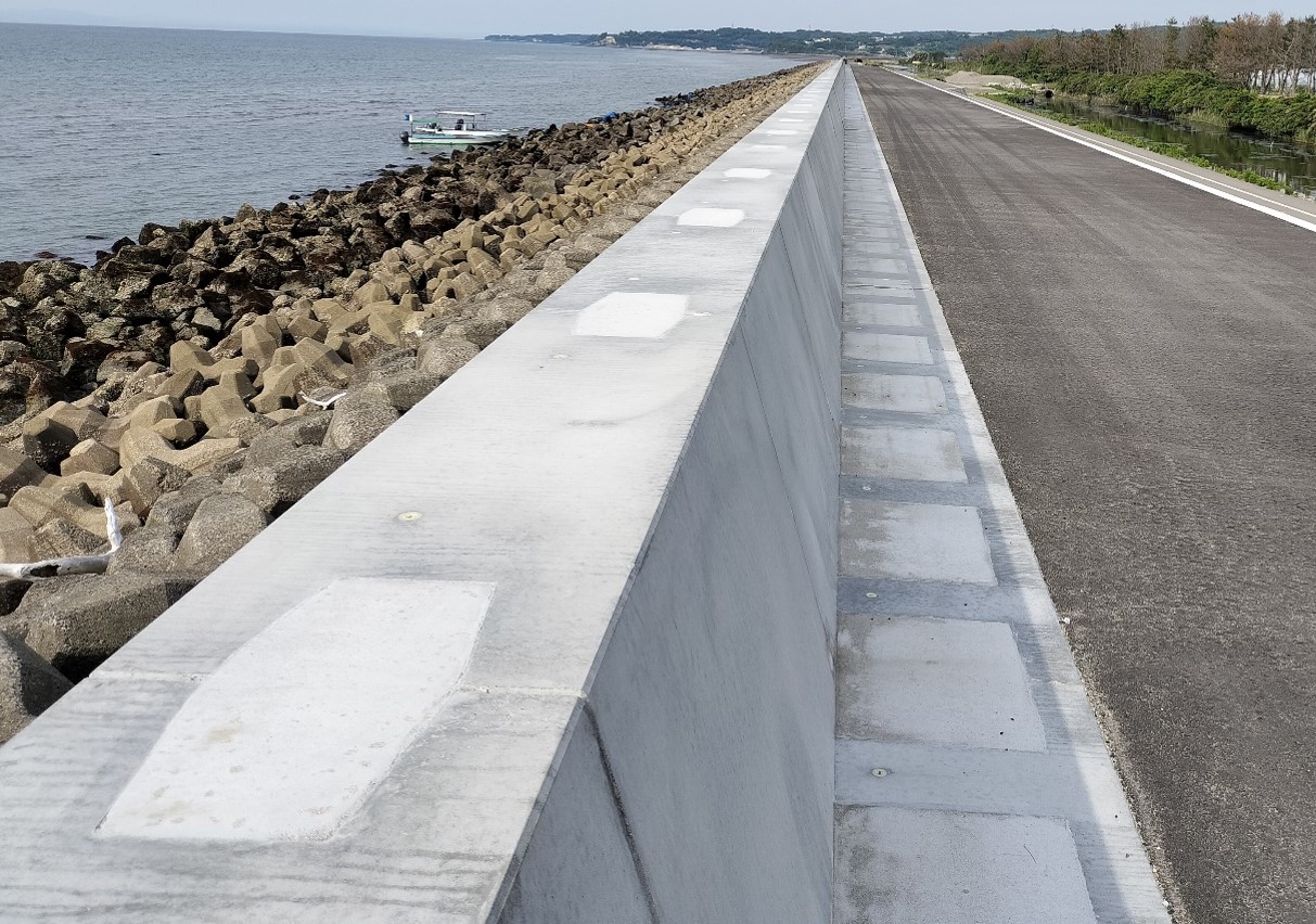 波返工コンクリート充填完了