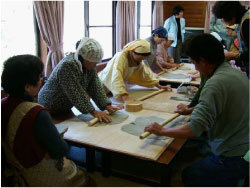 「そば打ち」などの農産物加工体験