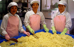 「ももは工房」の味噌づくり