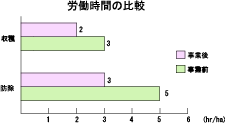 労働時間の比較