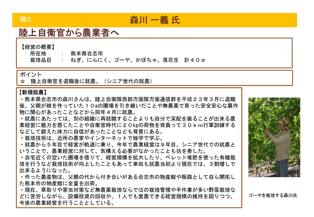 森川さん(熊本県)