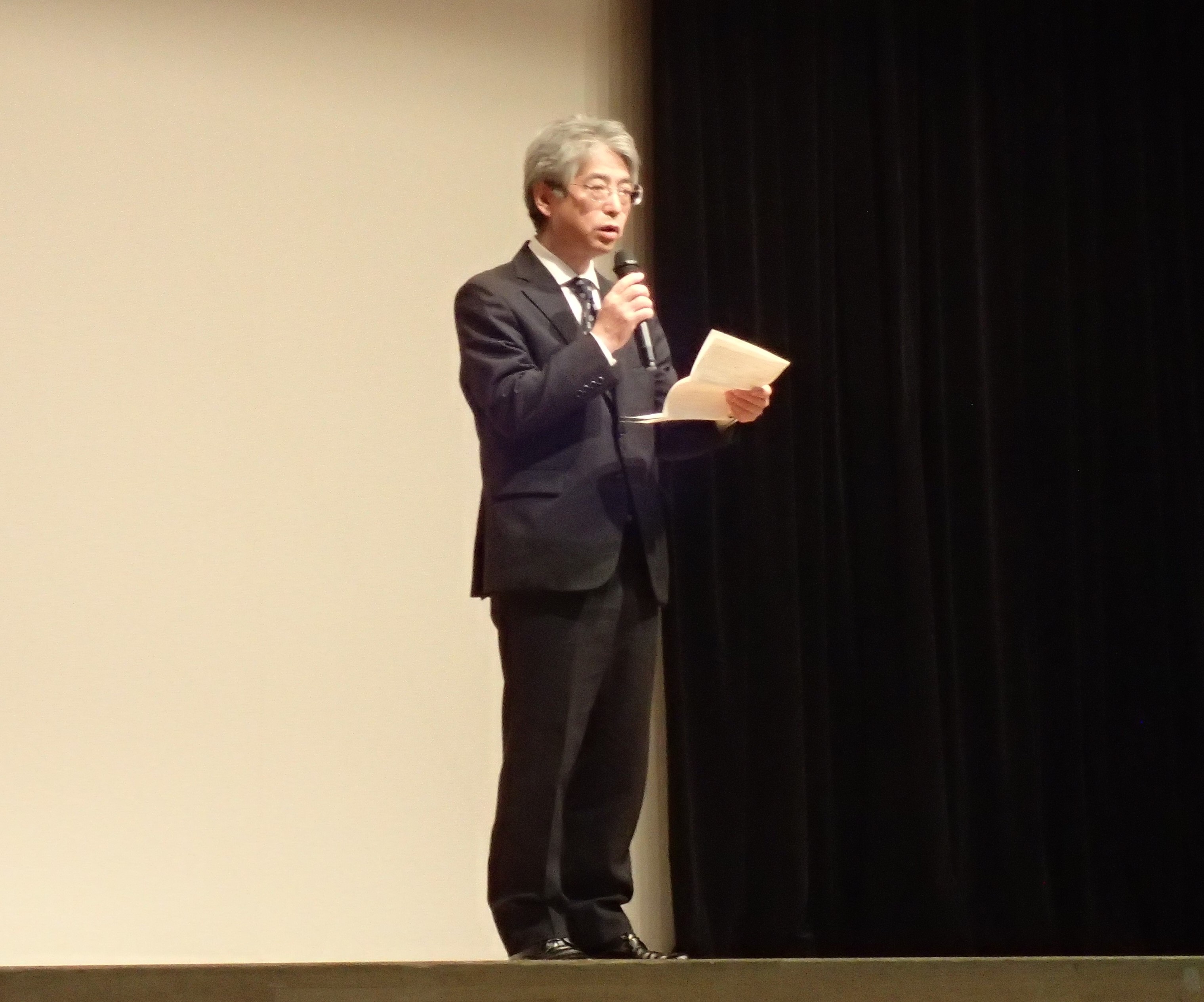 挨拶(本田局次長)