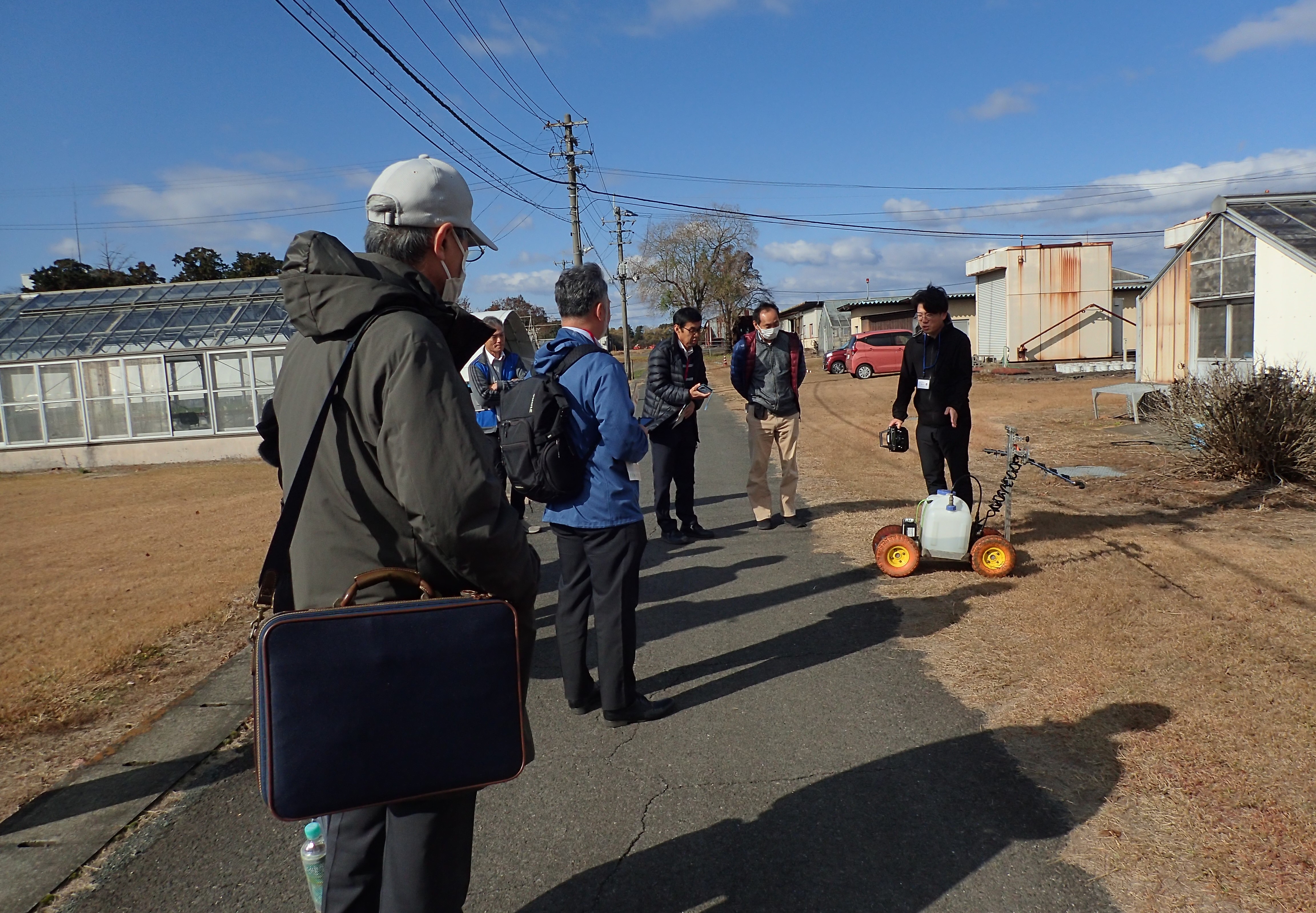 ウネカル説明の様子(2日目)