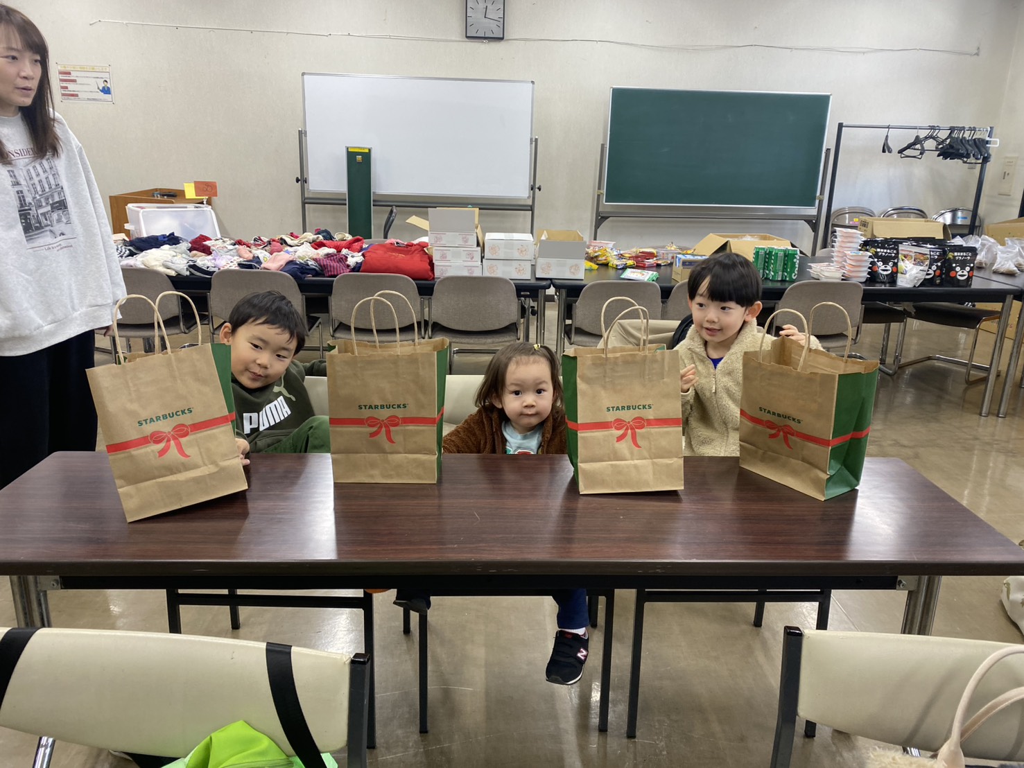 寄贈品を受け取った子ども食堂等の様子３