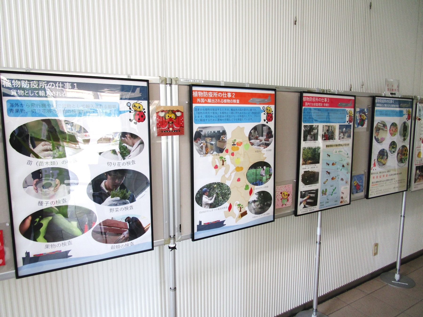 1階消費者の部屋パネル展示風景