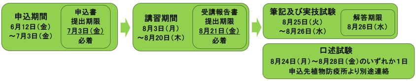 日程フロー