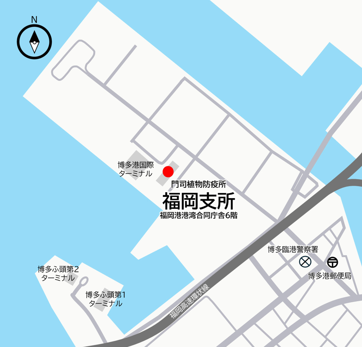 福岡支所地図