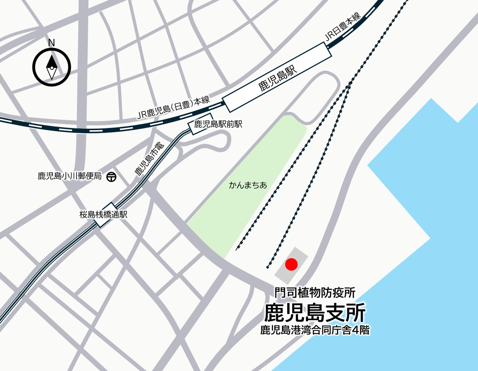 鹿児島支所地図