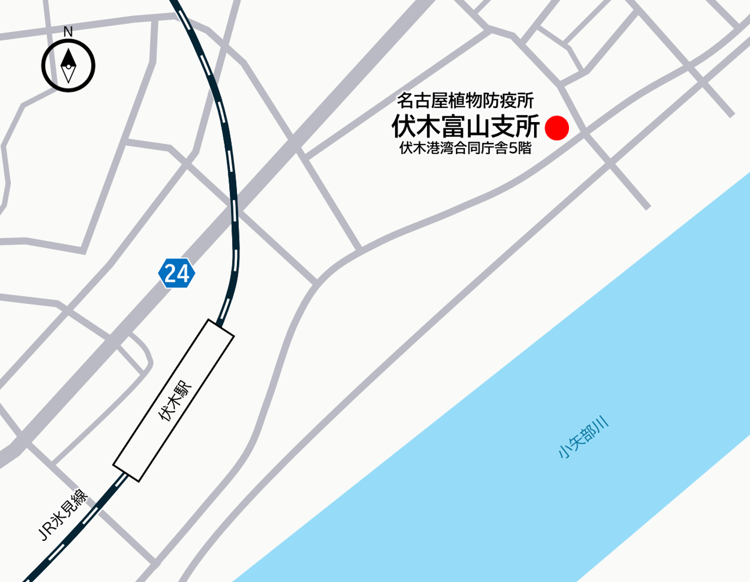 伏木富山支所地図