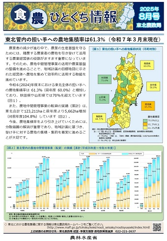 ★食・農ひとくち情報（2025年08月号）