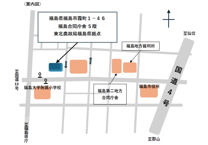 福島県拠点地図