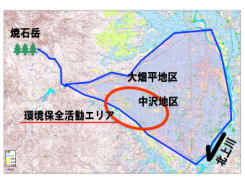 岩手県奥州市胆沢区中沢・大畑平地区