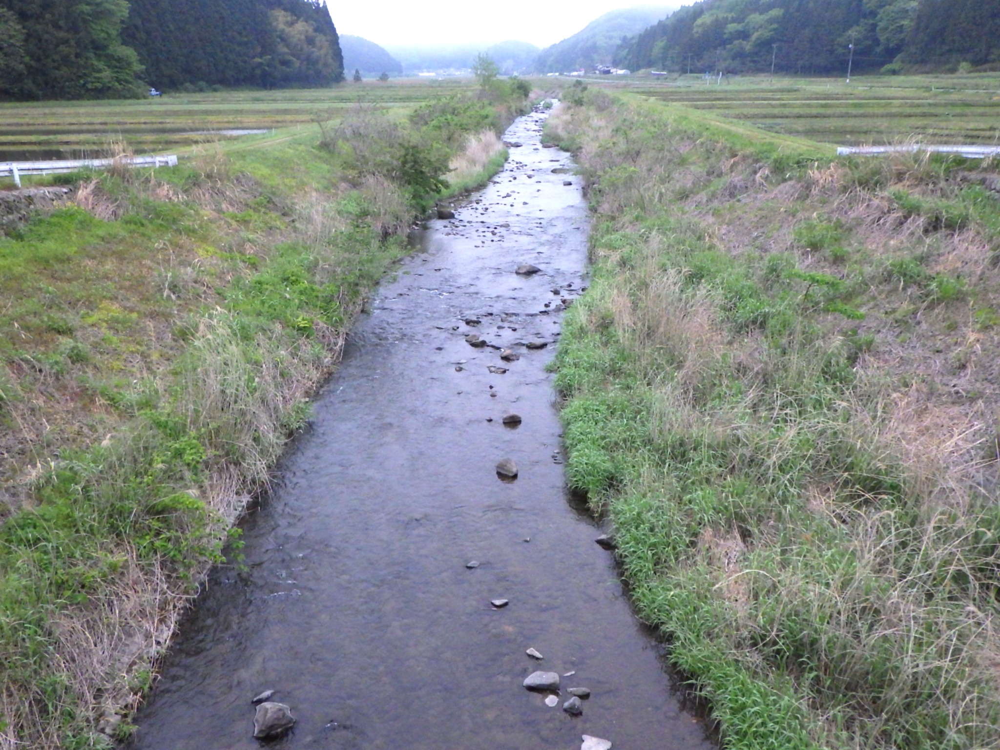 注水前の隈戸川