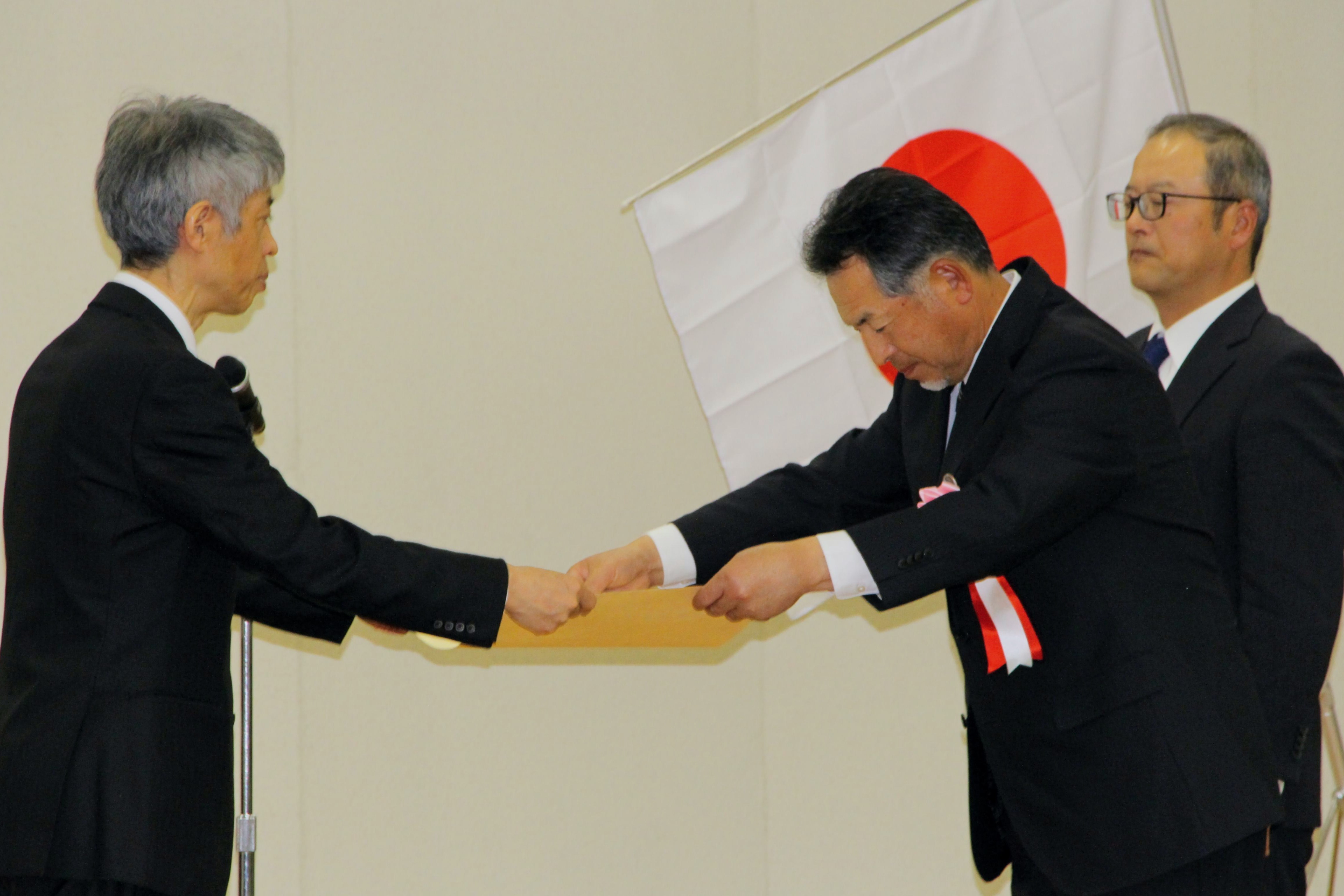 農林水産大臣賞授与 堀越集落（福島県田村市）